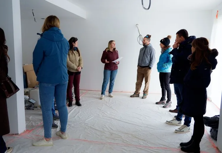 Visite de chantier Saint-Geoirs